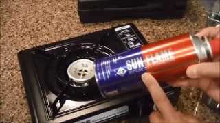 How to use a portable butane stove [upl. by Pavyer867]