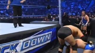 Curt Hawkins vs Festus  SmackDown 25 July 2008 [upl. by Frayda593]