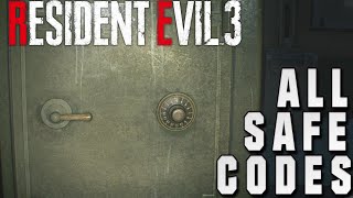 🔓 Comprehensive Guide ALL Safe Codes in Resident Evil 3 🗝️ [upl. by Leid]