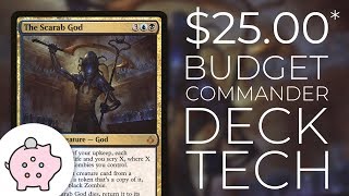 The Scarab God  EDH Budget Deck Tech 25  Tribal  Magic the Gathering  Commander [upl. by Lak]