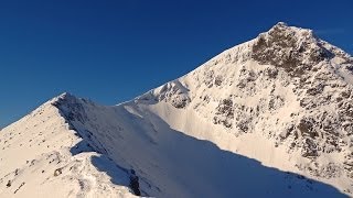 CMD Arete and Ben Nevis  Solitude on the CMD Arete and Ben Nevis in stunning Winter condition [upl. by Salomo]