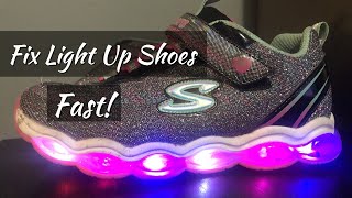 How to fix sketchers light up shoes [upl. by Mara800]