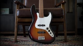 Fender Player Series Jazz Bass Fretless  Demo and Features [upl. by Oidale]