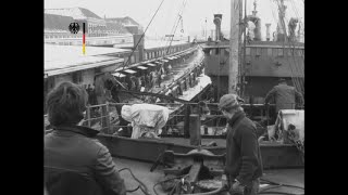 Bremerhaven Fischereihafen 1970 [upl. by Aynahs]