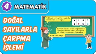 Doğal Sayılarla Çarpma İşlemi  4 Sınıf Matematik evokul Kampı [upl. by Devine]