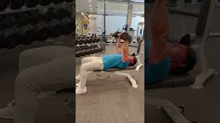 How To Perform A Dumbbell Chest Press With Perfect Form [upl. by Waldron]