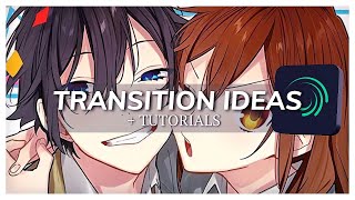 4 Transition Ideas  TUTORIALS  Alight Motion [upl. by Eseneg]