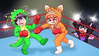 The Squad Becomes FAMOUS BOXERS In Gang Beasts [upl. by Nibor89]