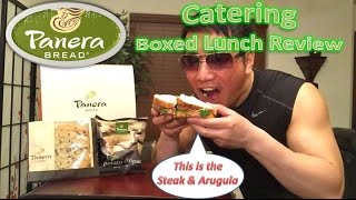 Panera Bread Catering Boxed Lunch Review [upl. by Winfrid662]