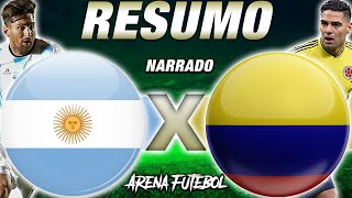 Argentina 13x21 Colômbia  BRASIL x ARGENTINA na Final da Copa América [upl. by Atinnod]