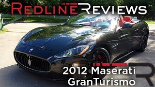 2012 Maserati GranTurismo Convertible Sport Review Walkaround Exhaust StartUp amp Rev [upl. by Yasibit]