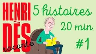 Henri Dès Raconte 5 histoires  Compilation 1 [upl. by Annaed]