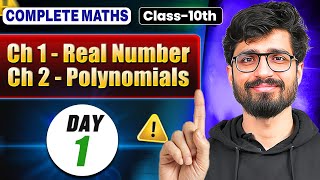 Class 10 Maths  Day 1  Real Numbers amp Polynomials  Class 10  Alakh Pandey  Ritik Sir [upl. by Alithea459]