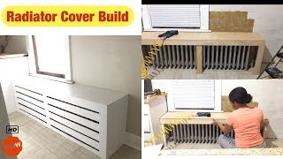 ✅HOW TO BUILD A RADIATOR COVER  EASY DIY  KITCHEN RENOVATION [upl. by Llimaj809]