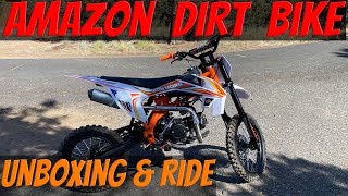 I bought a Hawk 125 Pit Bike  Dirt Bike from Amazon under 1K [upl. by Payton]