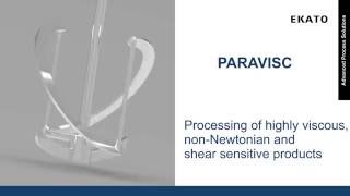 EKATO PARAVISC  Impeller for highly viscous mixing in comparison to Anchor [upl. by Ahsinat]