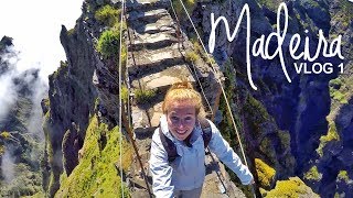 Madeira the most thrilling hike Pico do Arieiro to Pico Ruivo  Vlog 1  World Wanderista [upl. by Lydnek]