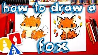 How To Draw A Cute Fox [upl. by Treat705]