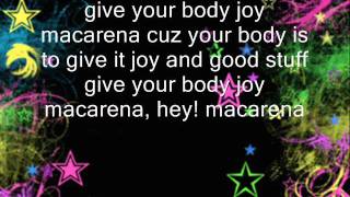 macarena english lyrics [upl. by Swanson]