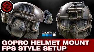 GoPro Helmet Mount How To [upl. by Larue]