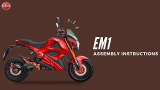 Daymak EM1 Assembly Video  Electric Scooter [upl. by Anul]