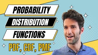 Probability Distribution Functions PMF PDF CDF [upl. by Ayotel977]