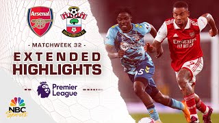 Arsenal v Southampton  PREMIER LEAGUE HIGHLIGHTS  4212023  NBC Sports [upl. by Kcirdahs]