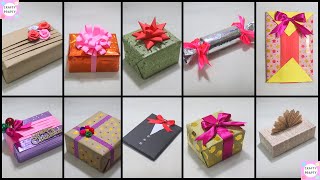 10 Fantastic Gift Wrap Ideas  10 EASY GIFT WRAPPING IDEAS AND HACKS [upl. by Notlaw]