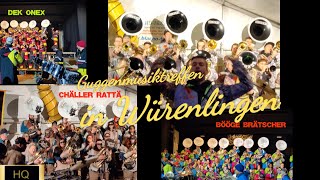 Guggenmusik Treffen in Würenlingen [upl. by Noyrb658]