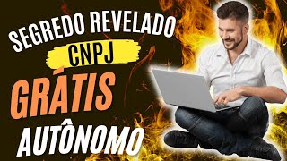 COMO ABRIR CNPJ PARA AUTÔNOMO GRÁTIS [upl. by Kirkpatrick]