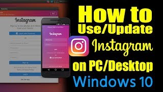 How to update Instagram on PC  How to use Instagram on PC  Creative tutorials [upl. by Ledniahs693]