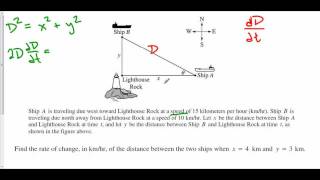 Related Rates Triangle [upl. by Mloc596]