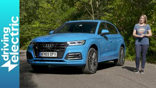 Audi Q5 hybrid review  DrivingElectric [upl. by Osnerol]