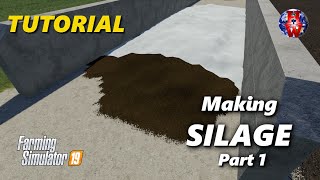 MAKING SILAGE  Farming Simulator 19  FS19 Silage Tutorial [upl. by Lach]