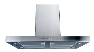 Flat Island Kitchen Extractor  Luxair Cooker Hoods [upl. by Ciryl]