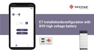 GoodWe ET InstallationampConfiguration with BYD High Voltage Battery [upl. by Dnalsor61]