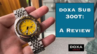 Doxa Sub 300t Divingstar A Review [upl. by Meilen]