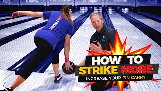 How To Throw More Strikes in Bowling One Easy Tip For Higher Scores [upl. by Fredek]