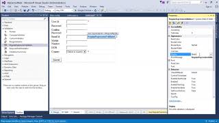 ASPNET  Validation Controls [upl. by Dymphia]