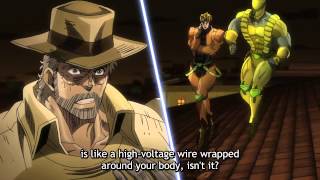 JJBA Stardust Crusaders  Joseph Joestar Vs Dio Battle of Wits [upl. by Yelrebmyk828]