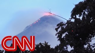 See residents flee erupting Fuego volcano in Guatemala [upl. by Scrivens]