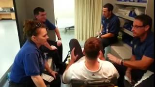 EMT Class 314 Restraint Training 2 [upl. by Tate]