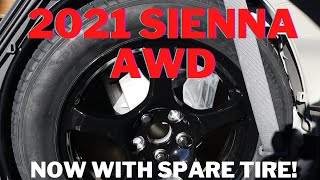 2021 Sienna AWD Spare Tire [upl. by Eserahs479]