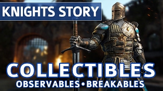 For Honor  All Collectible Locations Observables amp Breakables  Knights Campaign [upl. by Anikat]