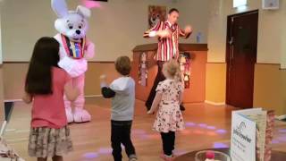 Cute dancing with trixie the bunny at john fowler kiligarth manor holiday park [upl. by Drucill]