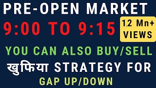 What is Pre Opening Session in Stock Market  How to trade in Pre Open Market [upl. by Silirama537]