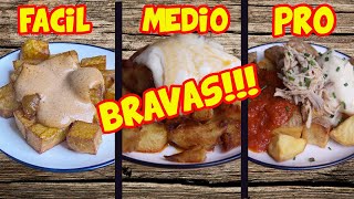 3 RECETAS de PATATAS BRAVAS para ALUCINAR [upl. by Neda]