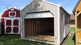 NEW 12X24 DERKSEN ZMETAL GARAGE AT BIG Ws PORTABLE BUILDINGS [upl. by Mcdowell399]