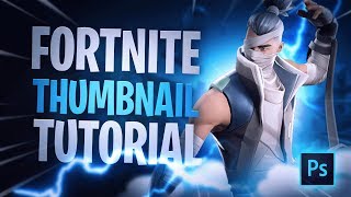 Fortnite Thumbnail Tutorial EASY  Photoshop [upl. by Pilar75]