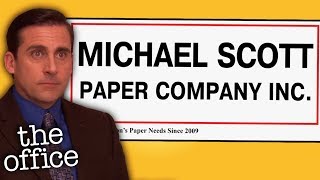 The WHOLE Michael Scott Paper Company Story  The Office US [upl. by Morganica]